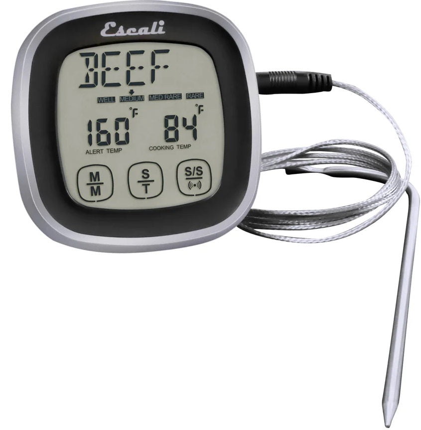 Escali Touch Screen Thermometer & Timer Black