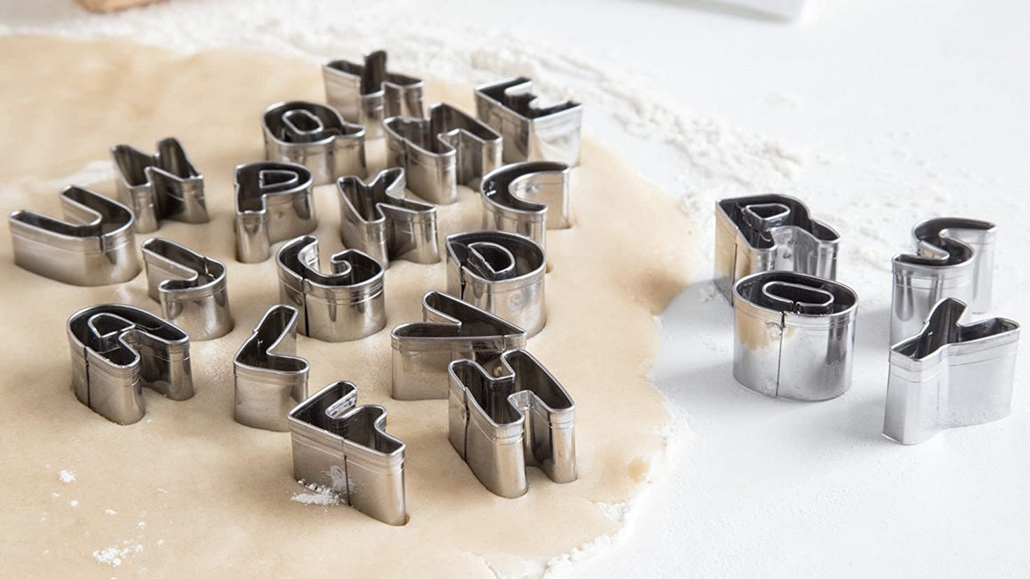 Fox Run Alphabet Cookie Cutter Set