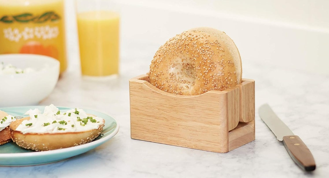 Fox Run Bagel Cutter & Holder