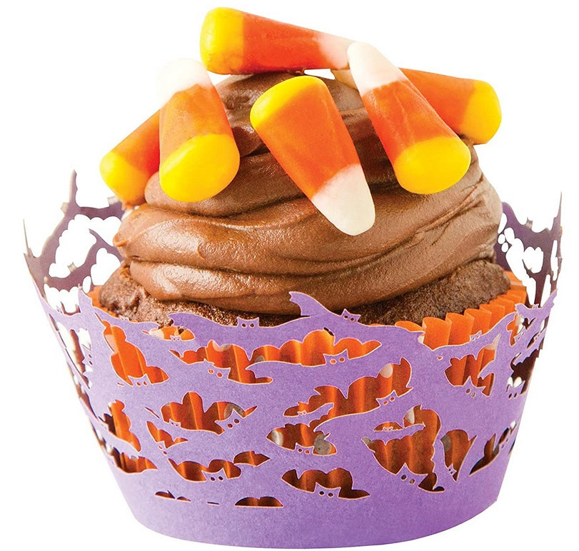 Fox Run Halloween Bats Cupcake Wrap Set of 12