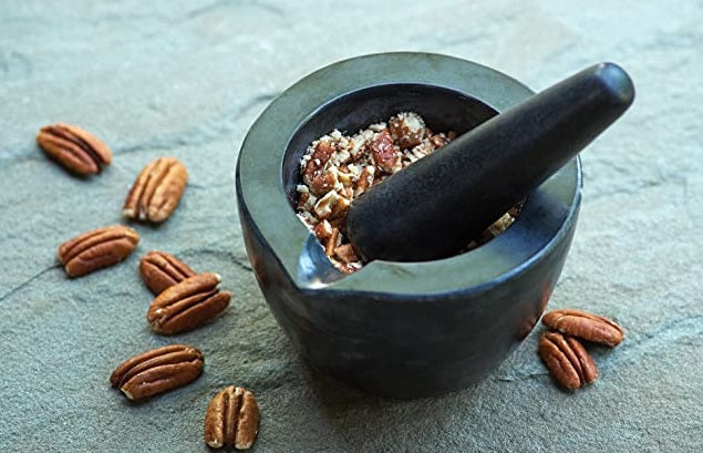 Fox Run Black Marble Mortar & Pestle