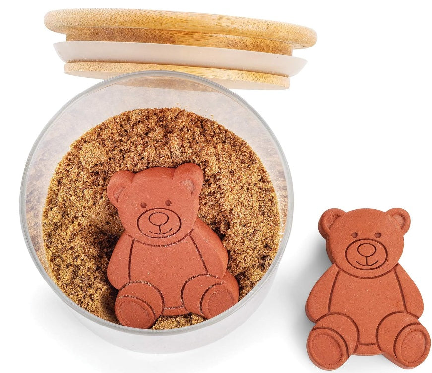 Fox Run Brown Sugar Bear Keeper & Saver Set of 2