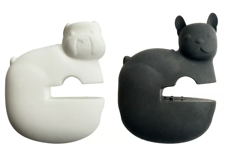 Fox Run Bulldogs Pot Clip Set of 2