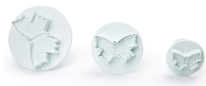 Fox Run Butterfly Fondant Plunger Cutter Set