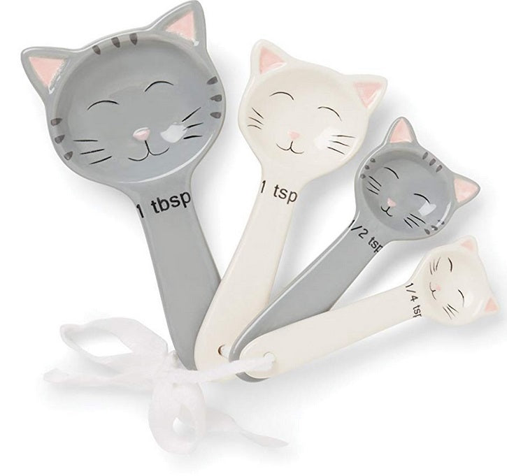 Fox Run Ceramic Cat Measuring Spoon Set