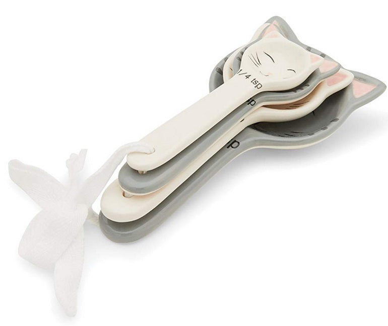 Fox Run Ceramic Cat Measuring Spoon Set