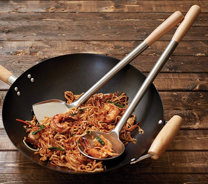 Fox Run Chuan & Hoak Wok & Stir Fry Tool Set