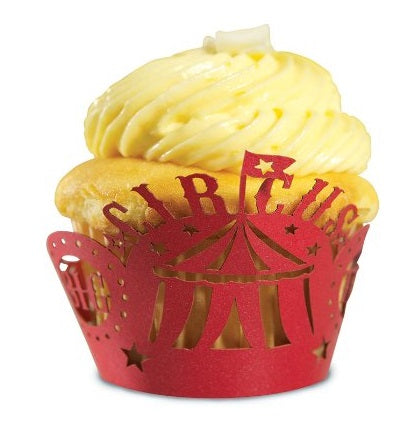 Fox Run Circus Cupcake Wrap Set of 12