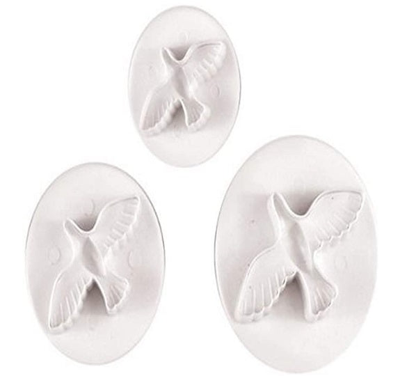 Fox Run Dove Fondant Plunger Cutter Set