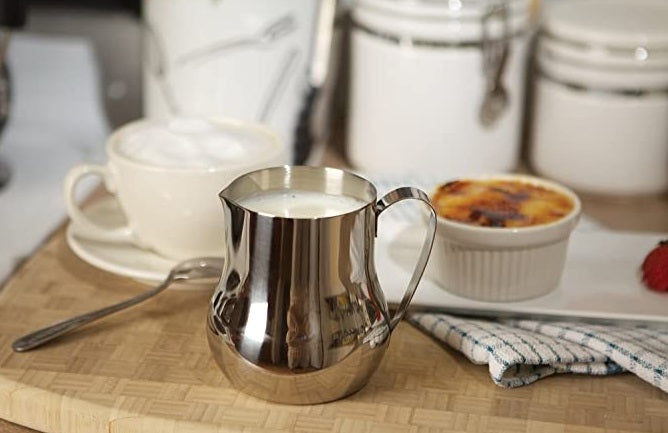 Fox Run Stainless Steel Creamer / Frother Pitcher 13oz