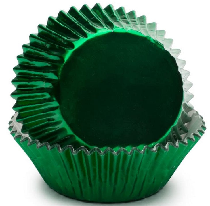 Fox Run Green Foil Baking Cup Set of 32