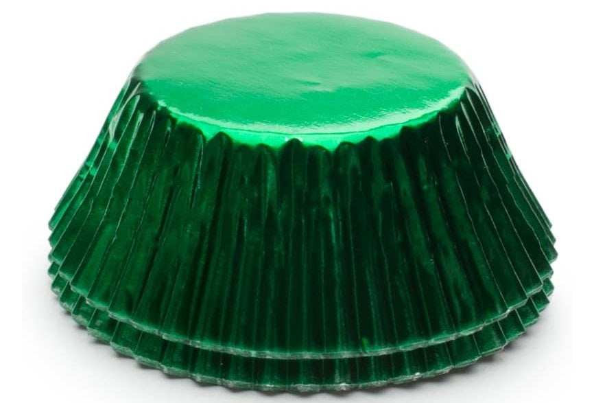 Fox Run Green Foil Mini Baking Cup Set of 48