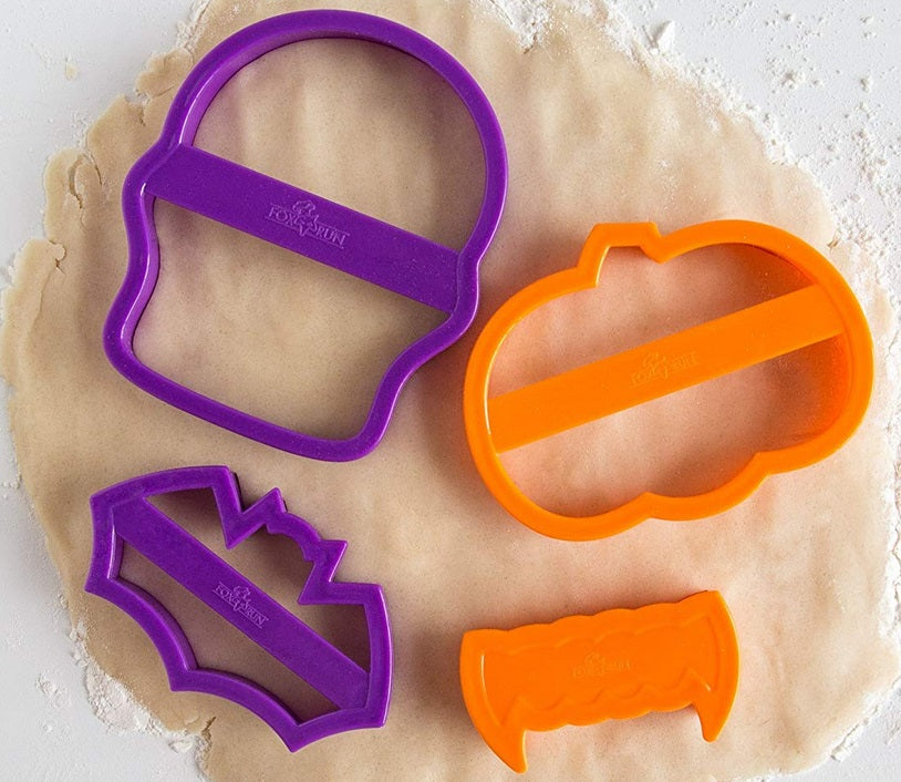 Fox Run Skull Halloween Cookie Cutter Set