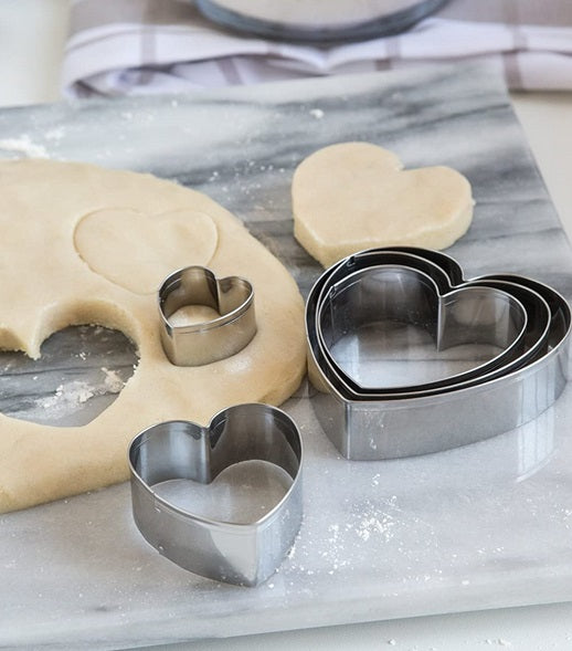 Fox Run Heart Cookie Cutter Set