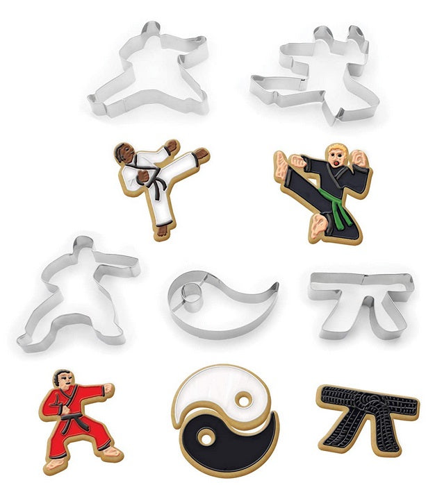 Fox Run Karate Cookie Cutter Set