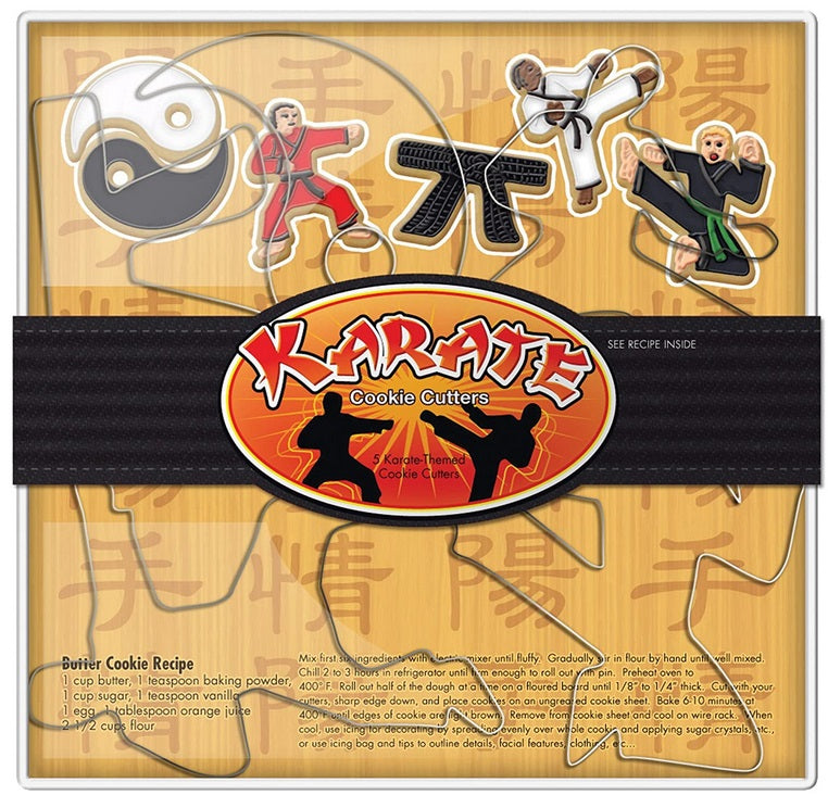 Fox Run Karate Cookie Cutter Set