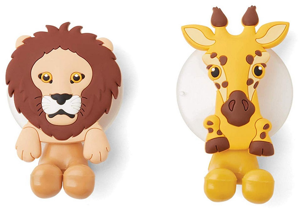 Fox Run Lion & Giraffe Toothbrush Holders