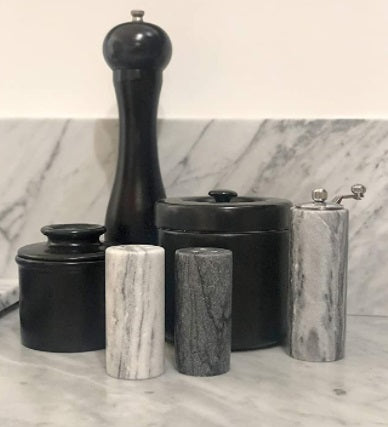 Fox Run Marble Salt & Pepper Shaker Set