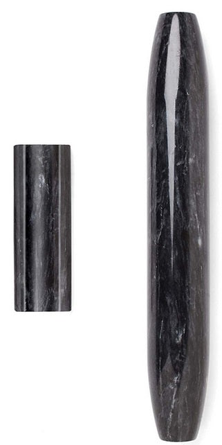 Fox Run Tapered Black Marble French Rolling Pin