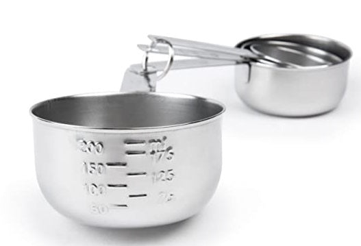 Fox Run Stainless Steel Measuring Cup Set of 4