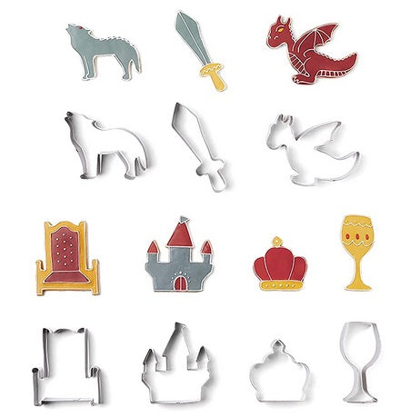 Fox Run Medieval Cookie Cutter Set