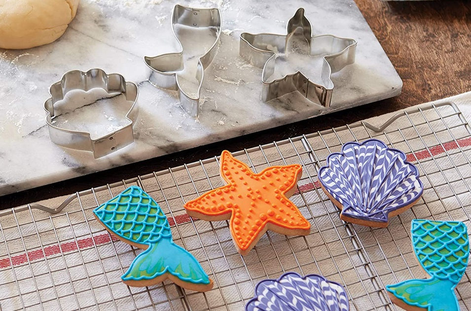 Fox Run Mermaid Cookie Cutter Set