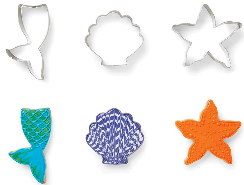 Fox Run Mermaid Cookie Cutter Set