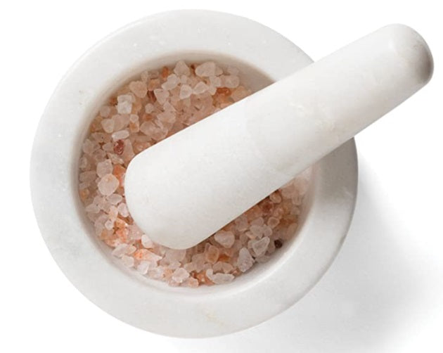 Fox Run White Marble Mortar & Pestle