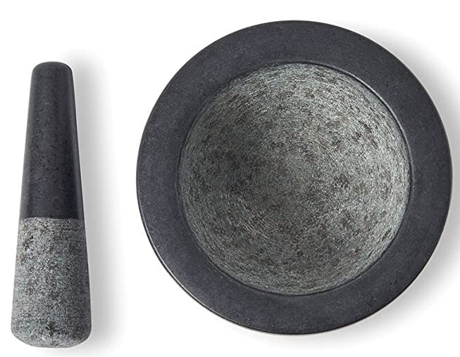 Fox Run Black Granite Mortar & Pestle 7-Inch