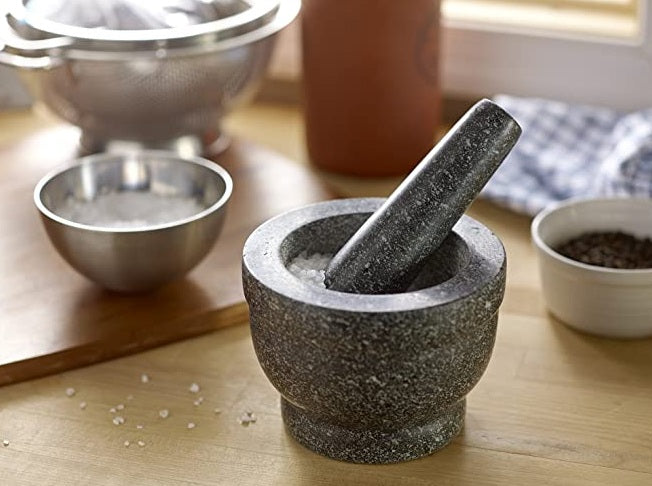 Fox Run Black Granite Mortar & Pestle