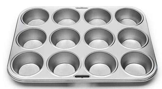 Fox Run Tinplated Steel Muffin Pan