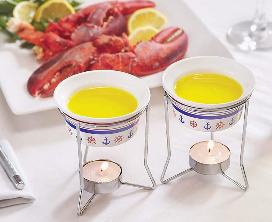 Fox Run Nautical Butter Warmer Set of 2