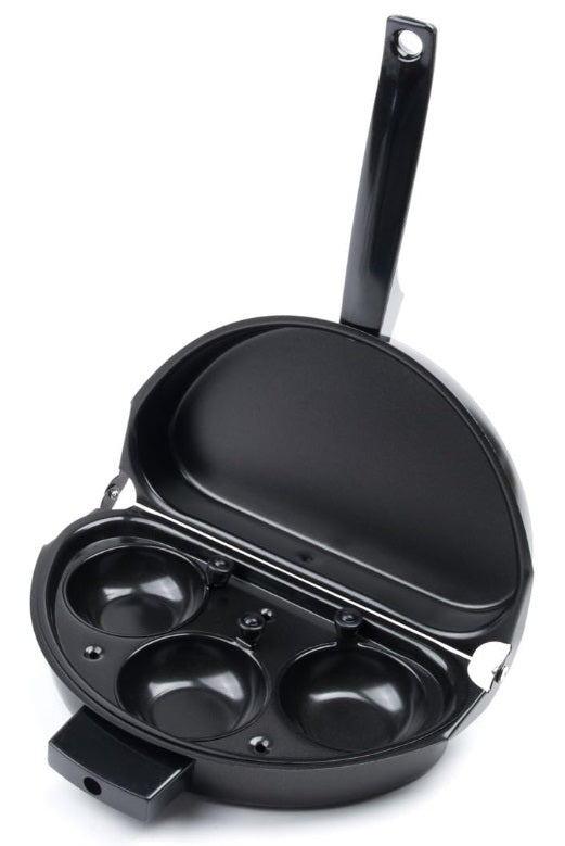 Fox Run Non-Stick Omelet Pan with Egg Poacher