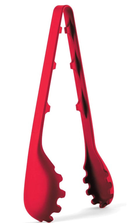 Fox Run 2 in 1 Silicone Pasta Serving Tongs with Measurer