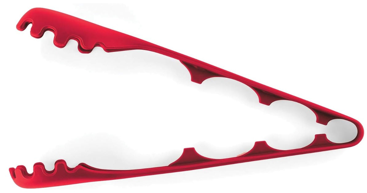 Fox Run 2 in 1 Silicone Pasta Serving Tongs with Measurer