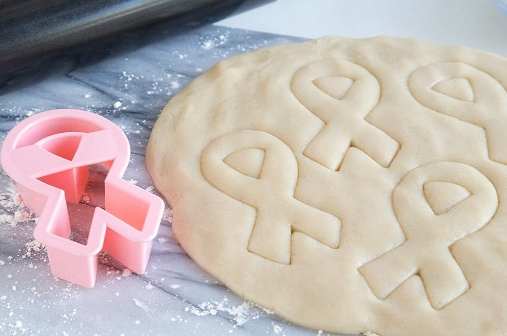 Fox Run Pink Ribbon Cookie Cutter