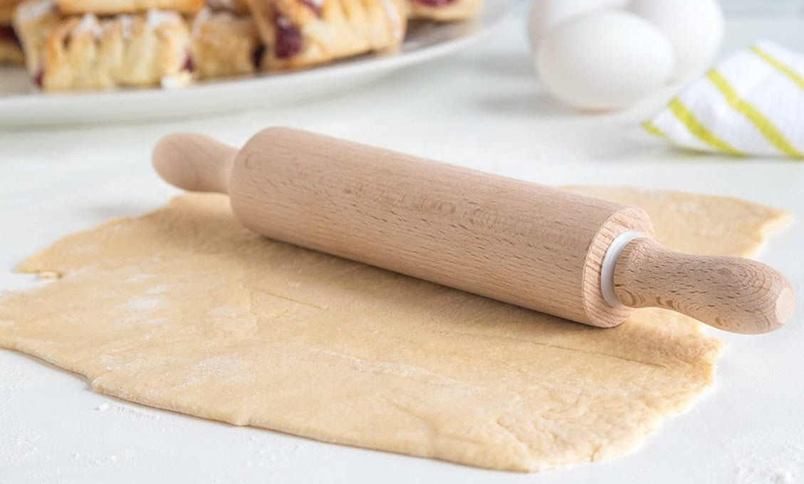 Fox Run Junior Beech Wood Rolling Pin 10"