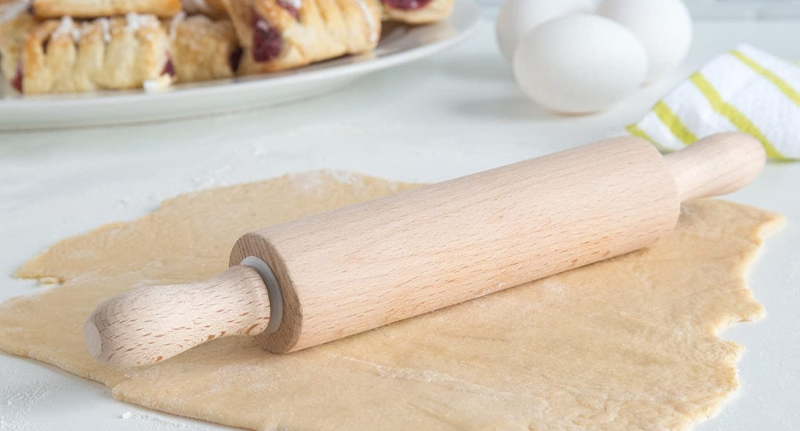 Fox Run Small Beech Wood Rolling Pin 14"