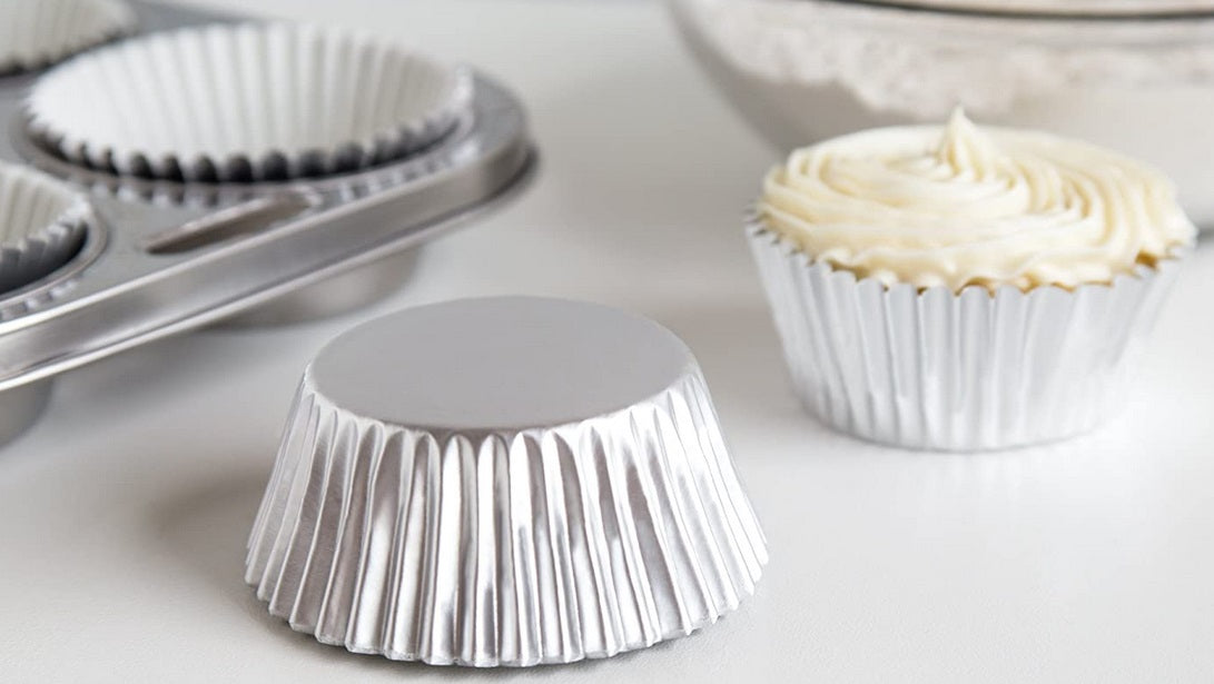 Fox Run Silver Foil Baking Cup Set of 32