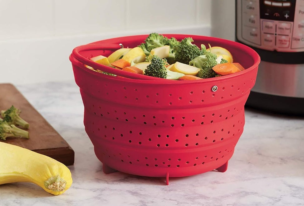 Fox Run Collapsible Silicone Steamer Basket Insert