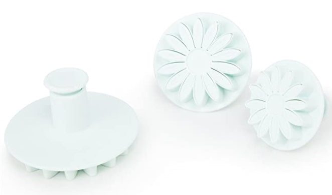 Fox Run Sunflower Fondant Plunger Cutter Set