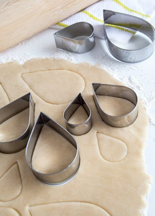 Fox Run Tear Drop Cookie Cutter Set