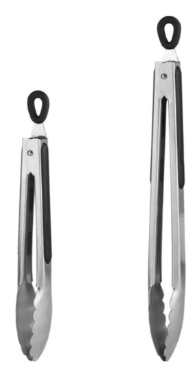 Fox Run Stainless Steel Locking Tongs Set of 2