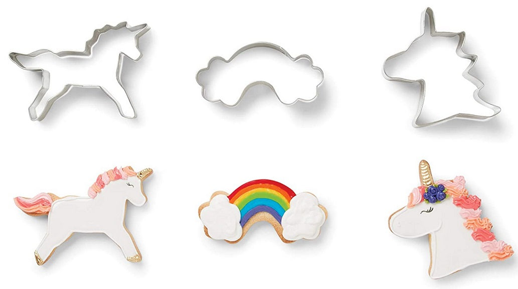 Fox Run Unicorn Cookie Cutter Set