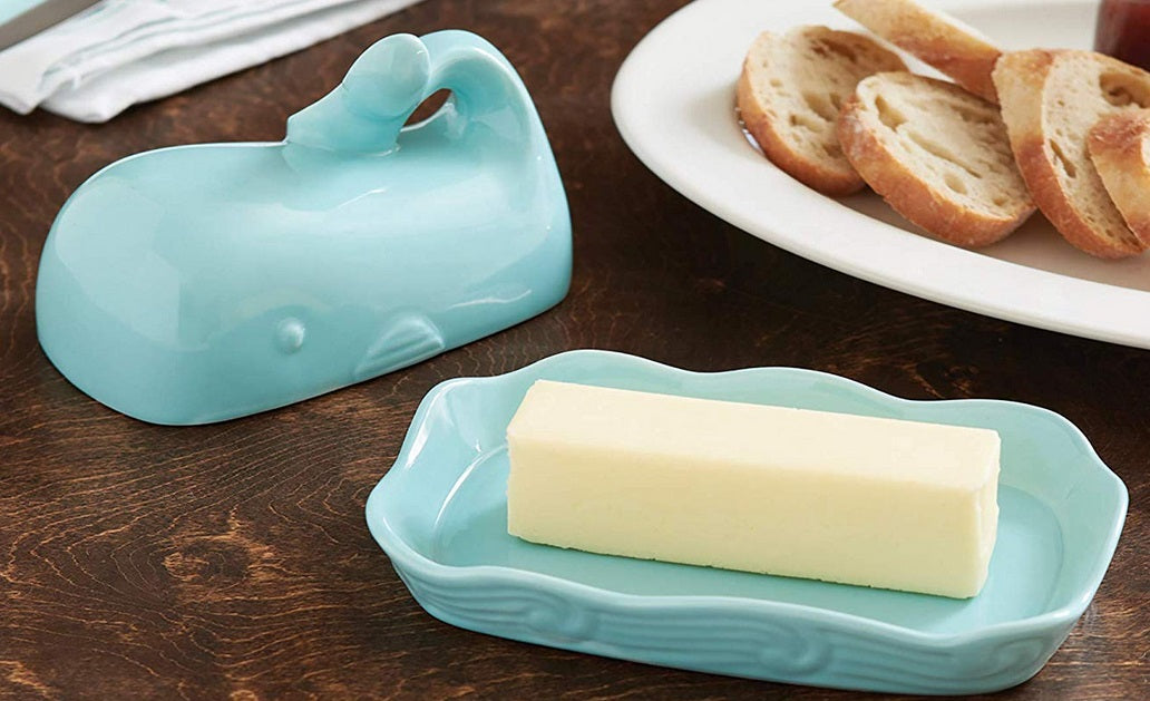 Fox Run Ceramic Whale Butter Dish