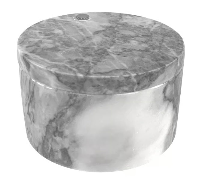 Fox Run White Marble Double Salt Cellar