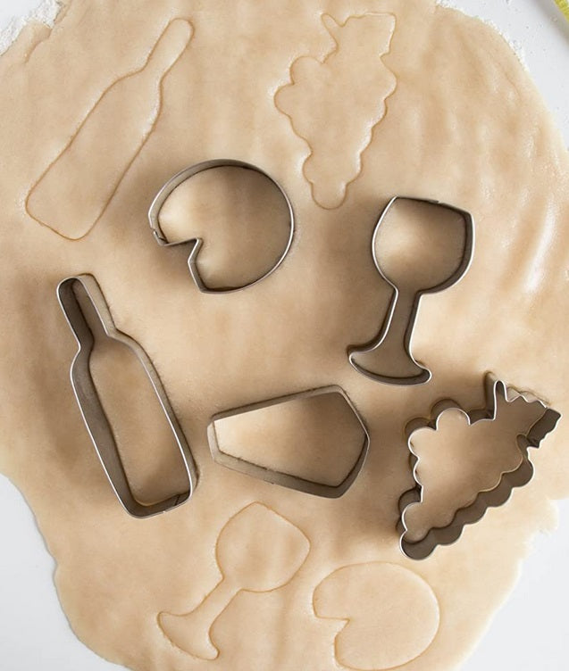 Fox Run Wine &amp; Cheese Cookie Cutter Set