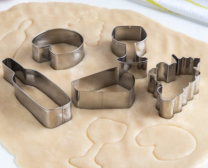 Fox Run Wine & Cheese Cookie Cutter Set