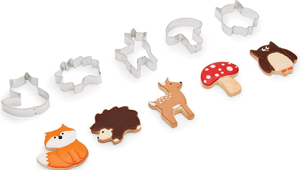 Fox Run Woodland Animal Cookie Cutter Set