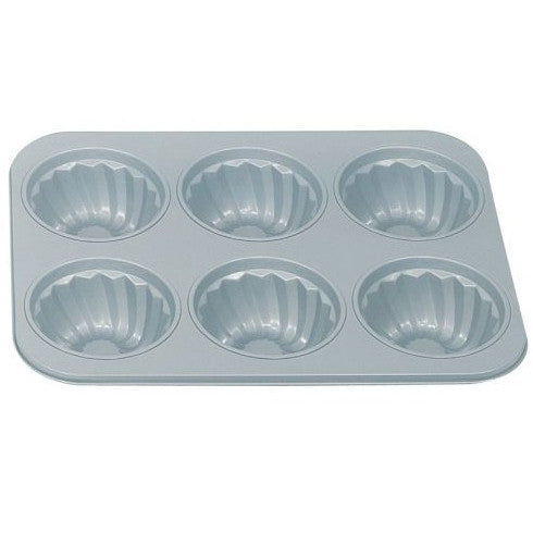 Fox Run Fluted 6-Cup Muffin Pan